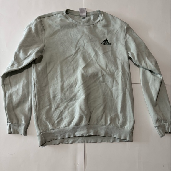Adidas Men's Mint Green Sweatshirt - Picture 1 of 4